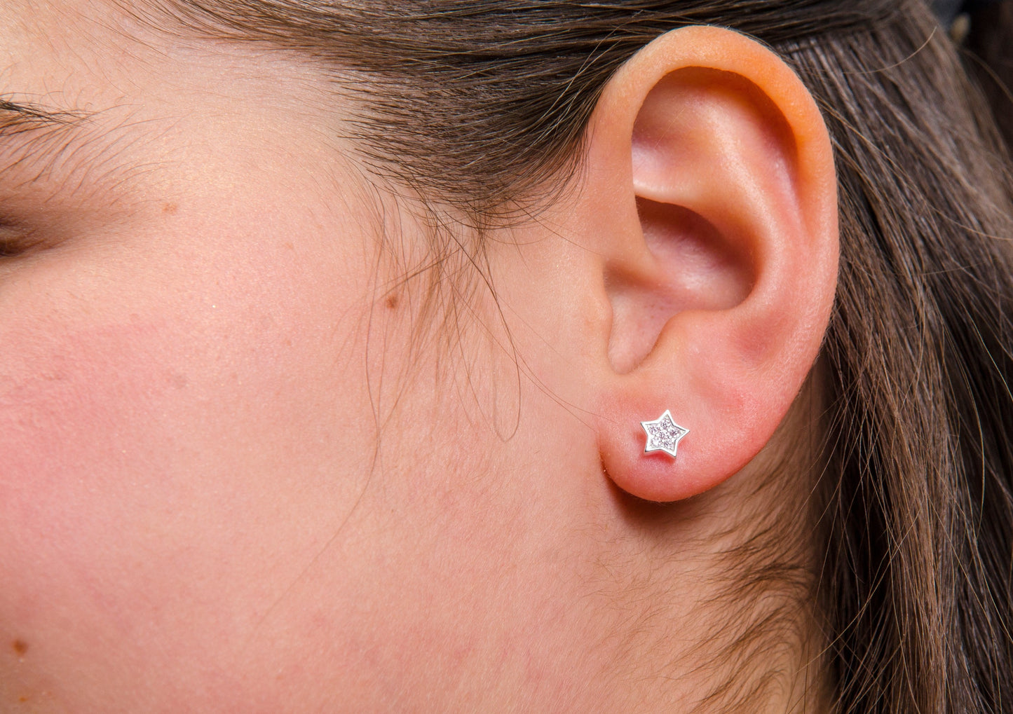 ARO STAR CIRCONES PLATA