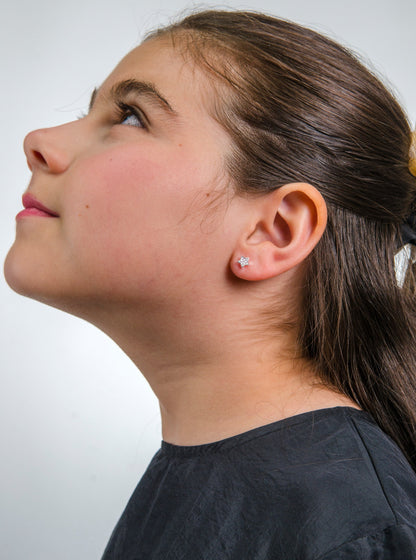 ARO STAR CIRCONES PLATA